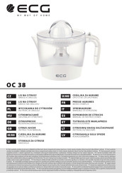 ECG OC 38 Manual De Instrucciones