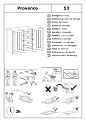 Home affaire Provence 53 Instrucciones De Montaje