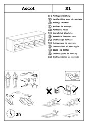 Home affaire Ascot 31 Instrucciones De Montaje