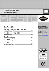 MESTO INOX 3595 Instrucciones De Uso