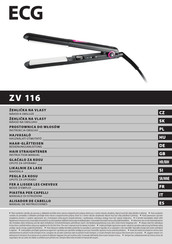 ECG ZV 116 Manual De Instrucciones