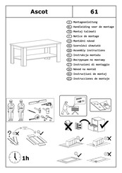 Home affaire Ascot 61 Instrucciones De Montaje