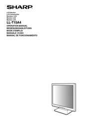 Sharp LL-T15A4 Manual De Funcionamiento