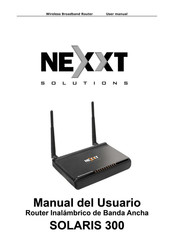 Nexxt Solutions SOLARIS 300 Manual Del Usuario