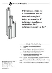 Franklin Electric 4 Manual De Instrucciones