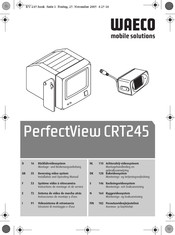 Waeco PerfectView CRT245 Instrucciones De Montaje Y De Uso