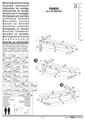 FMD Furniture FABIO 809-001 Instrucciones De Montaje