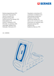Berner 206958 Instrucciones De Manejo