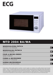 ECG MTD 2004 BA/WA Manual De Instrucciones