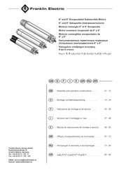 Franklin Electric 6 Serie Manual De Instrucciones