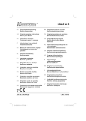 Hurricane HBM-E 46 R Manual De Instrucciones Original