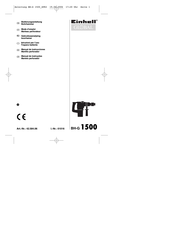 Einhell Global BH-G 1500 Manual De Instrucciones