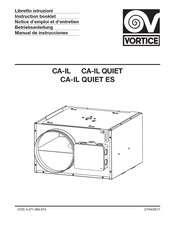 Vortice CA-IL QUIET Manual De Instrucciones