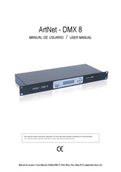 Triton Blue ArtNet-DMX 8 Manual De Usuario