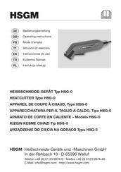 HSGM HSG-0 Instrucciones De Uso