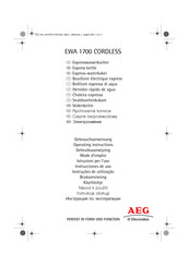 AEG EWA 1700 Instrucciones De Uso