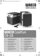 Waeco CoolFun CR-28 Instrucciones De Uso