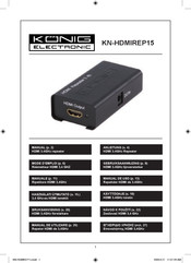 König Electronic KN-HDMIREP15 Manual De Uso