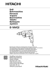 Hitachi D 10VC2 Instrucciones De Manejo