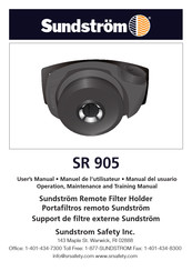 Sundstrom SR 905 Manual Del Usuario
