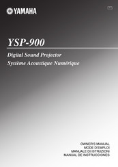 Yamaha YSP-900 Manual De Instrucciones