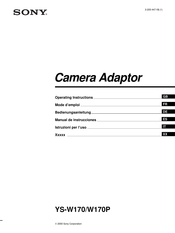 Sony YS-W170 Manual De Instrucciones