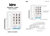 KERO ADAPTA 1200 Manual De Usuario