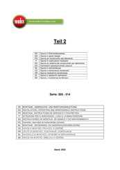 Weka 505 Serie Instrucciones De Montaje