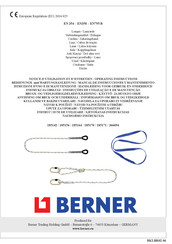 Berner 185164 Manual De Instrucciones