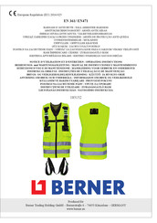 Berner 185152 Manual De Instrucciones