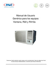 anwo Ventana R410a Manual De Usuario