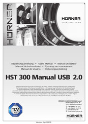 Hurner HST 300 Manual USB 2.0 Manual De Instrucciones