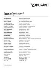 DURAVIT DuraSystem WD2002 000 000 Instrucciones De Montaje