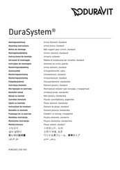 DURAVIT DuraSystem WD3001 000 000 Instrucciones De Montaje
