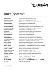 DURAVIT DuraSystem WD3002 000 000 Instrucciones De Montaje