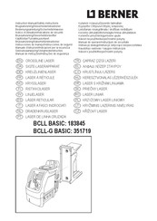 Berner BCLL BASIC 183845 Instrucciones De Manejo