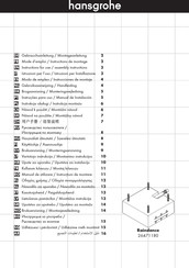 Hansgrohe Raindance 26471180 Instrucciones De Montaje