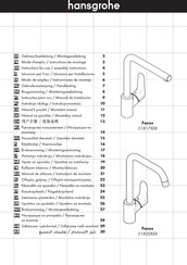 Hansgrohe Focus 31820 Serie Instrucciones De Montaje