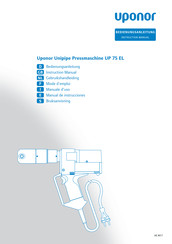 Uponor Unipipe UP 75 EL Manual De Instrucciones