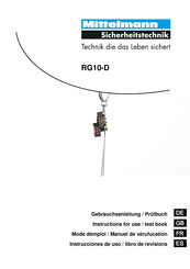 Mittelmann RG10-D Instrucciones De Uso