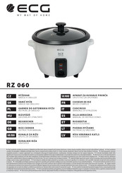 ECG RZ 060 Manual De Instrucciones