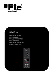 FTE Maximal MTW 310 Manual De Usuario