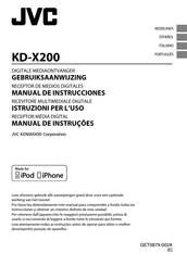 JVC KD-X200 Manual De Instrucciones