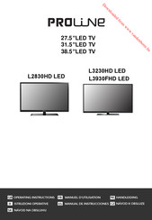 Proline L3930FHD LED Manual De Instrucciones