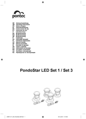 Pontec PondoStar LED Set 1 Instrucciones De Uso