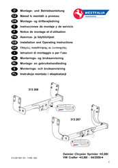 Westfalia 313 268 Instrucciones De Montaje