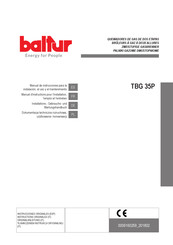 baltur TBG 35 Manual De Instrucciones Para La Instalación, El Uso Y El Mantenimiento