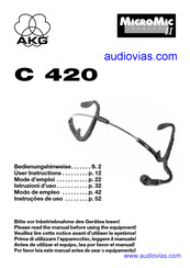 AKG C 420 Modo De Empleo