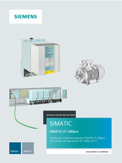 Siemens SIMATIC ET 200pro Instrucciones De Servicio