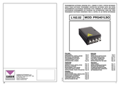 Cardin Elettronica PRG401LSO Instrucciones De Uso